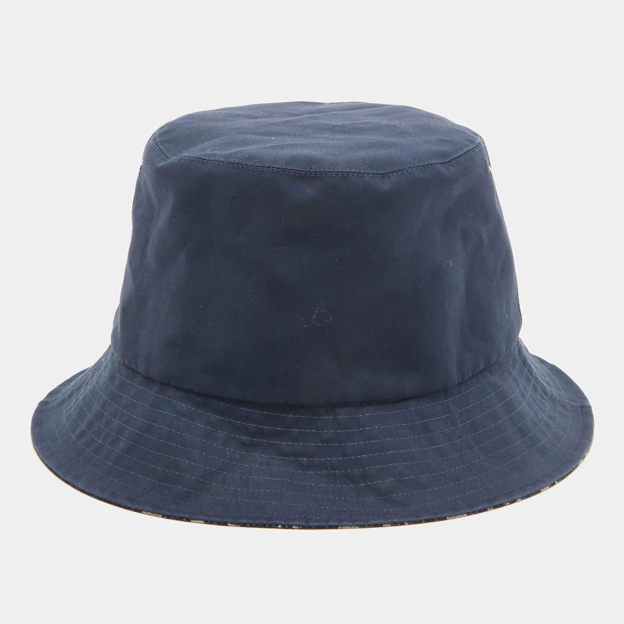 Christian Dior Oblique Reversible Teddy-D Brim Bucket Hat 1