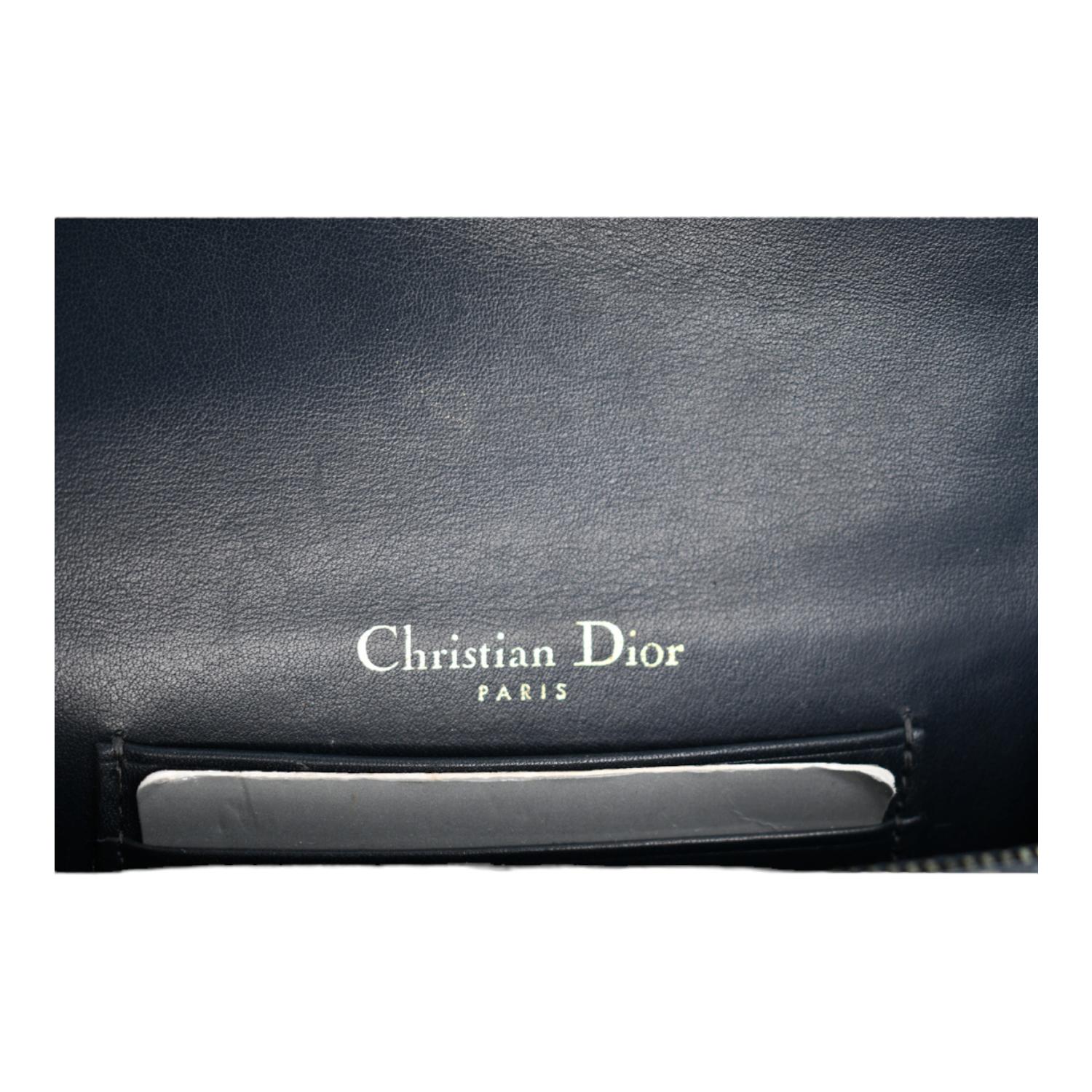 Christian Dior Oblique Saddle Belt Bag Blue In Excellent Condition In Scottsdale, AZ