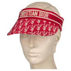 Christian Dior - Oblique Visor rouge, état neuf