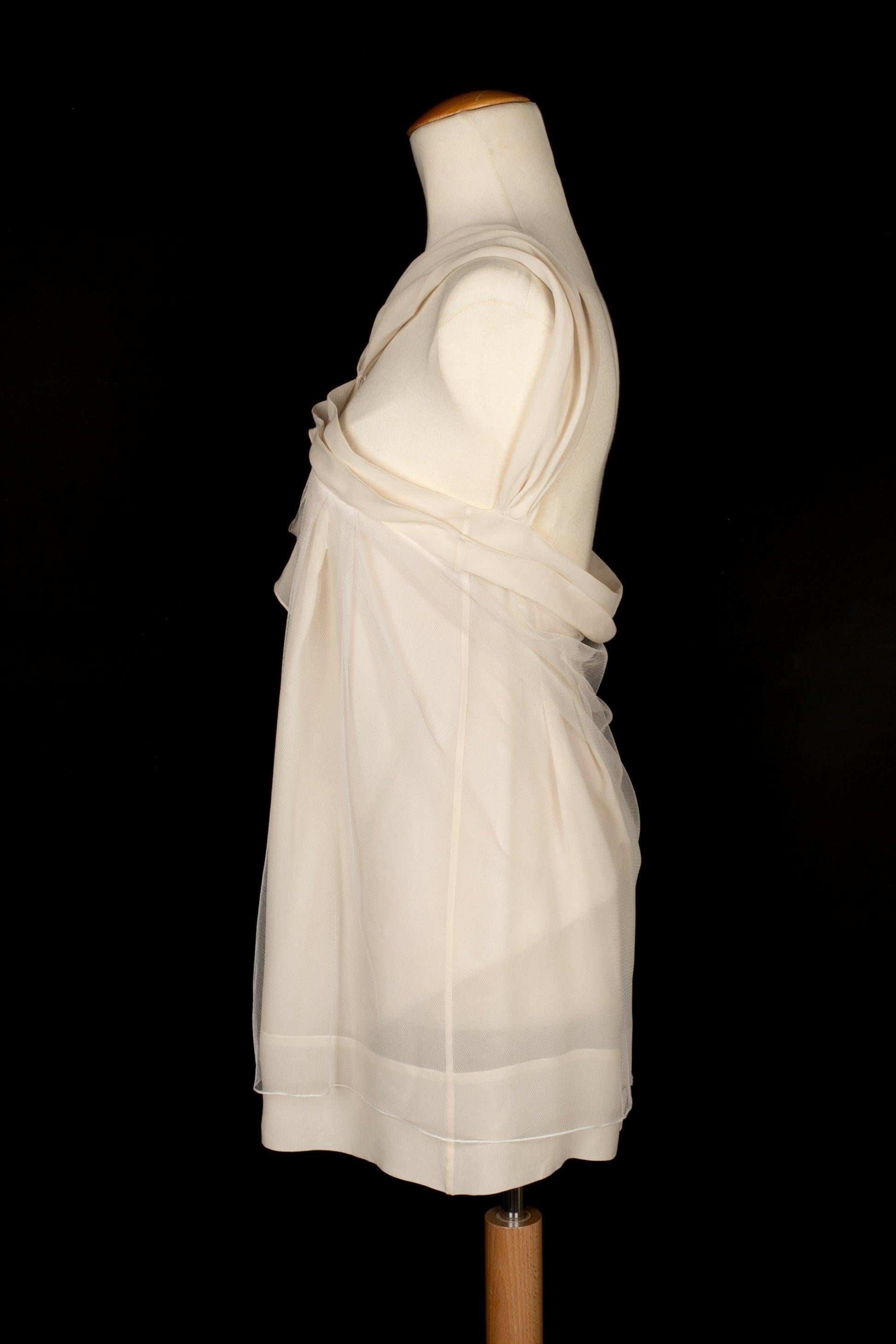 Christian Dior Off-white Top, 2007 In Excellent Condition In SAINT-OUEN-SUR-SEINE, FR