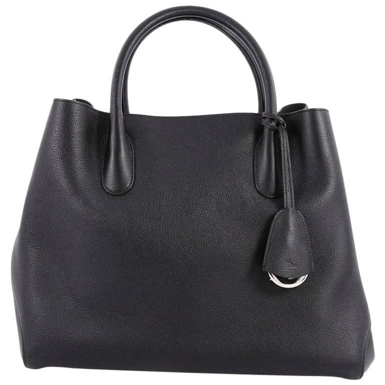 Christian Dior Open Bar Bag Leather Large