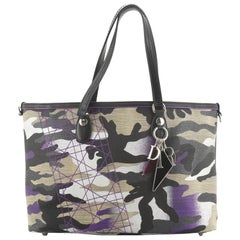 Christian Dior Open Tote Limited Edition Anselm Reyle Camouflage Canvas Medium 