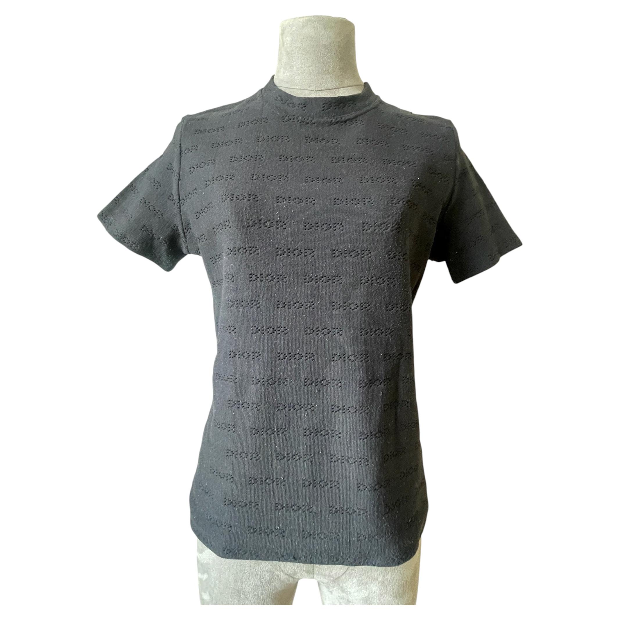 Top Monogram traforato Christian Dior - Taglia FR 42 - Vintage