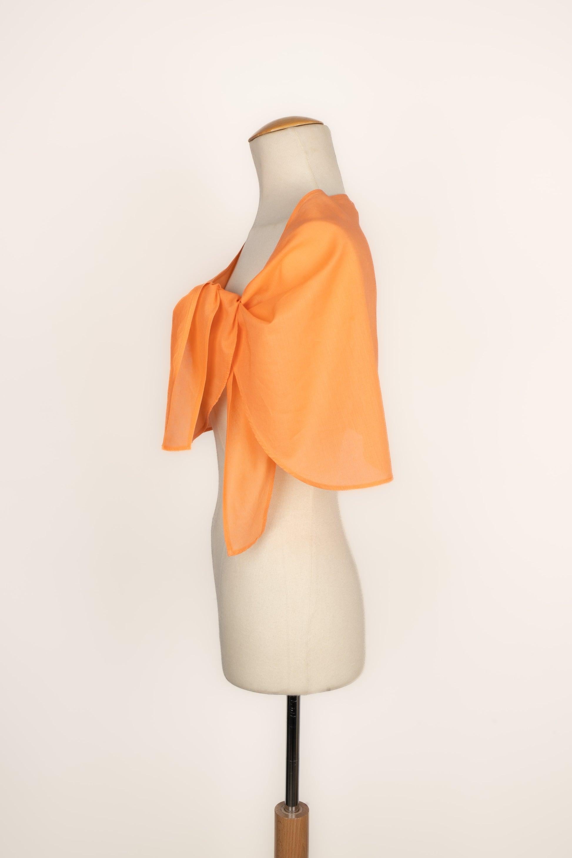 Women's Christian Dior Orange Cotton Beach Skirt