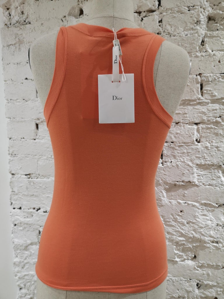 orange dior t shirt