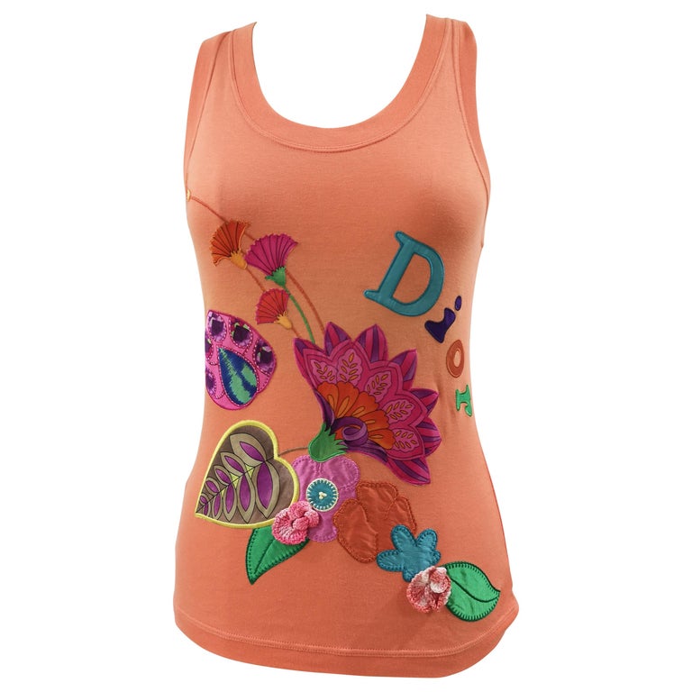 orange dior t shirt