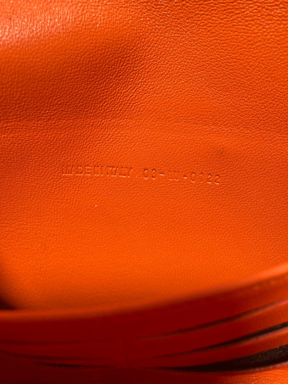 Christian Dior Orange Python Miss Dior Small Flap Bag For Sale 2