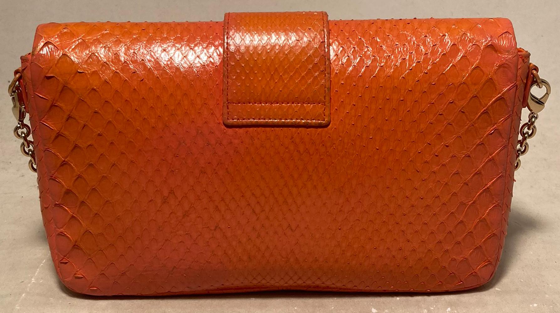 christian dior orange bag