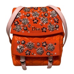 Sac à dos Christian Dior Orange Stardust