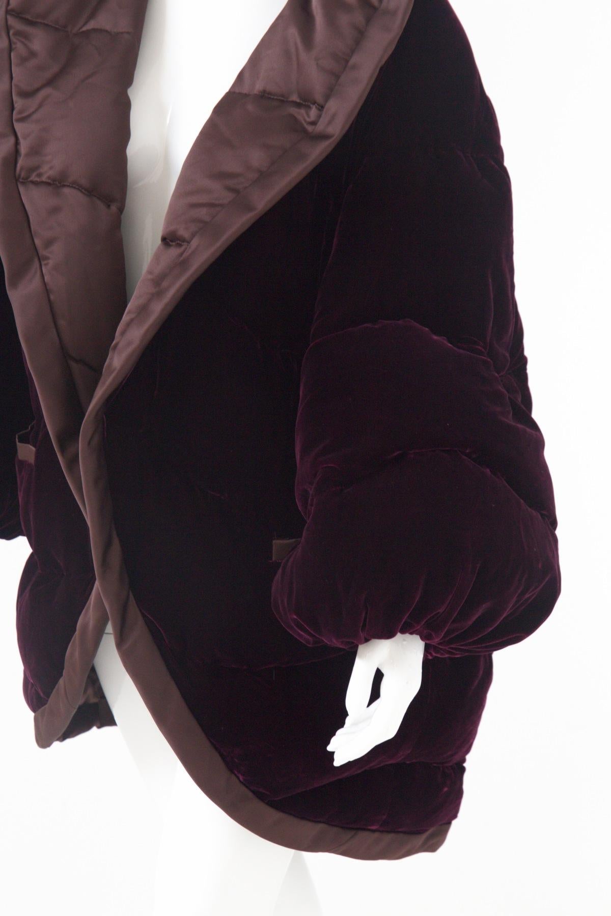 Christian Dior Oversized Velvet Down Jacket 4
