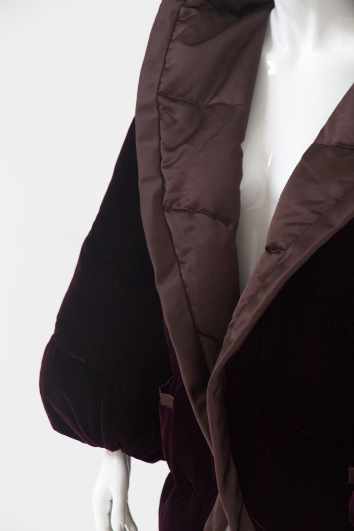 Christian Dior Oversized Velvet Down Jacket 5