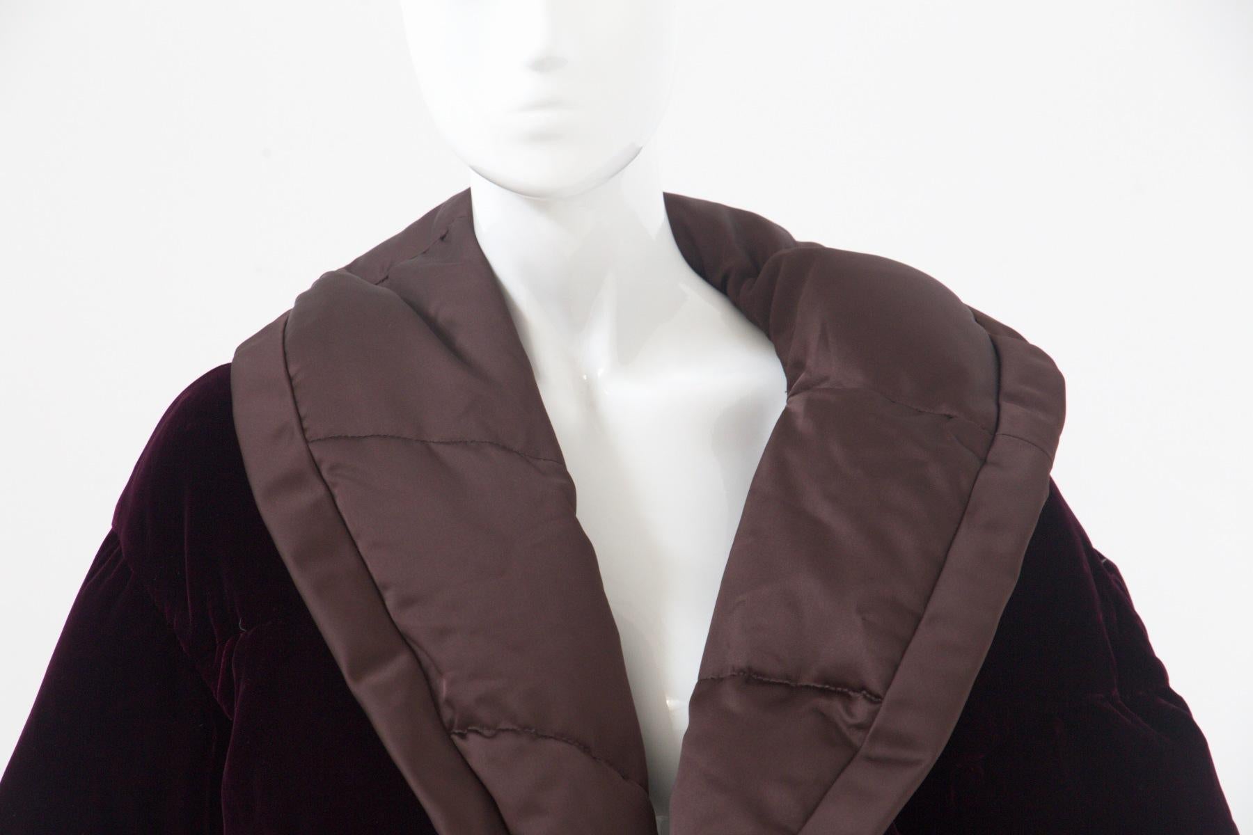 Women's Christian Dior Oversized Velvet Down Jacket