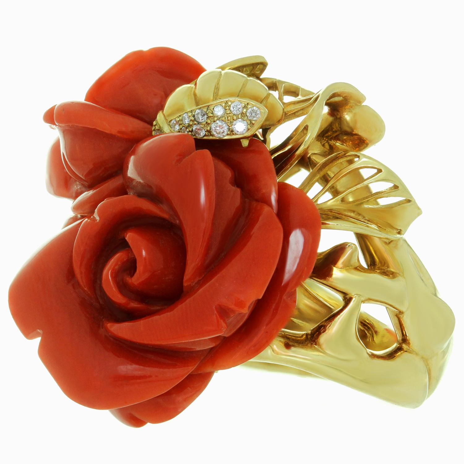 dior rose ring