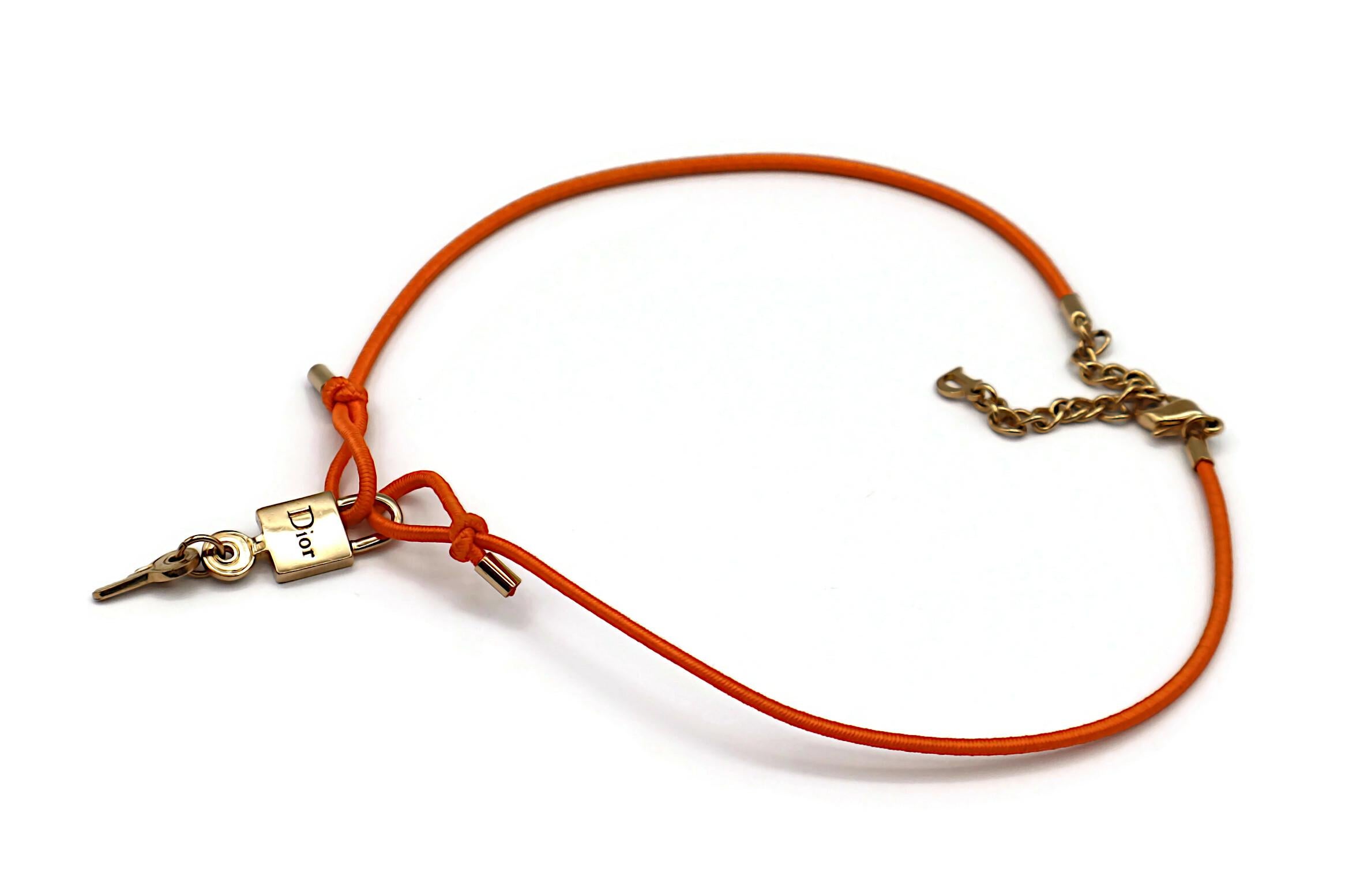 collana lucchetto dior