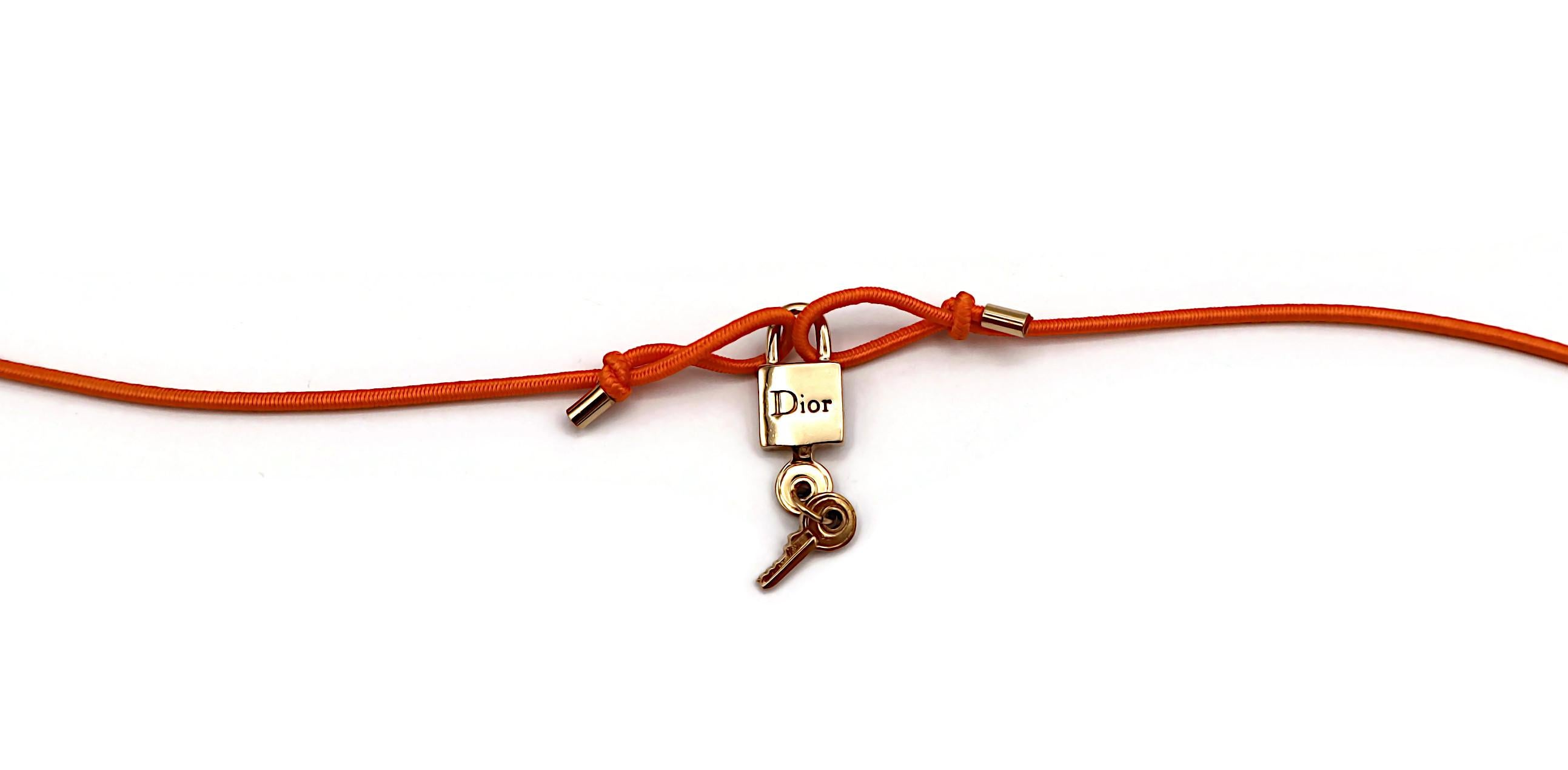 Collana con lucchetto di Christian Dior in vendita 2
