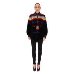 Christian Dior Palm Tree Mink Fur Shirt/Jacket