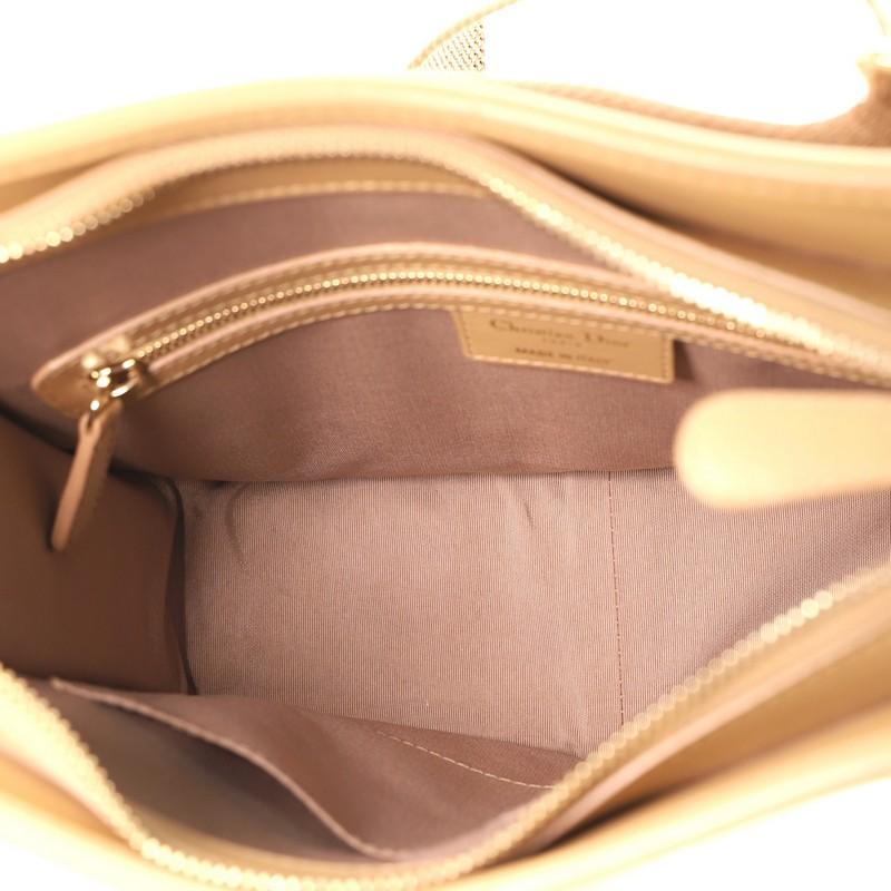 Christian Dior Panarea Umhängetasche Cannage Quilt Canvas 1