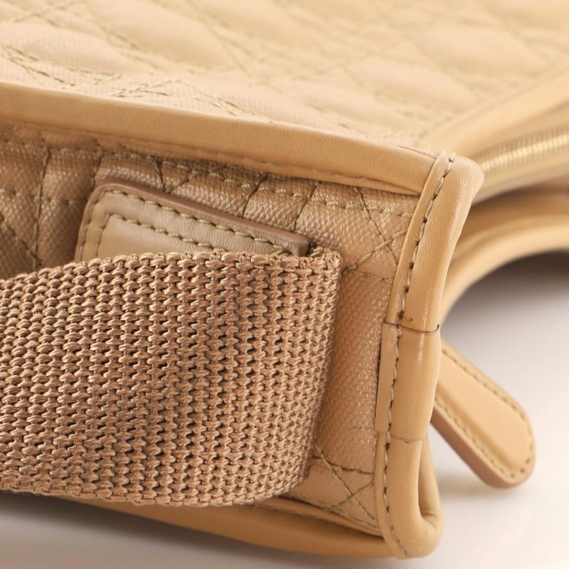 Christian Dior Panarea Umhängetasche Cannage Quilt Canvas 2
