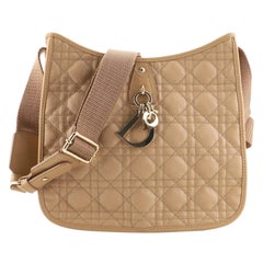 Christian Dior Panarea Umhängetasche Cannage Quilt Canvas
