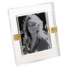 Christian Dior Paris 1990s Crystal Picture Frame