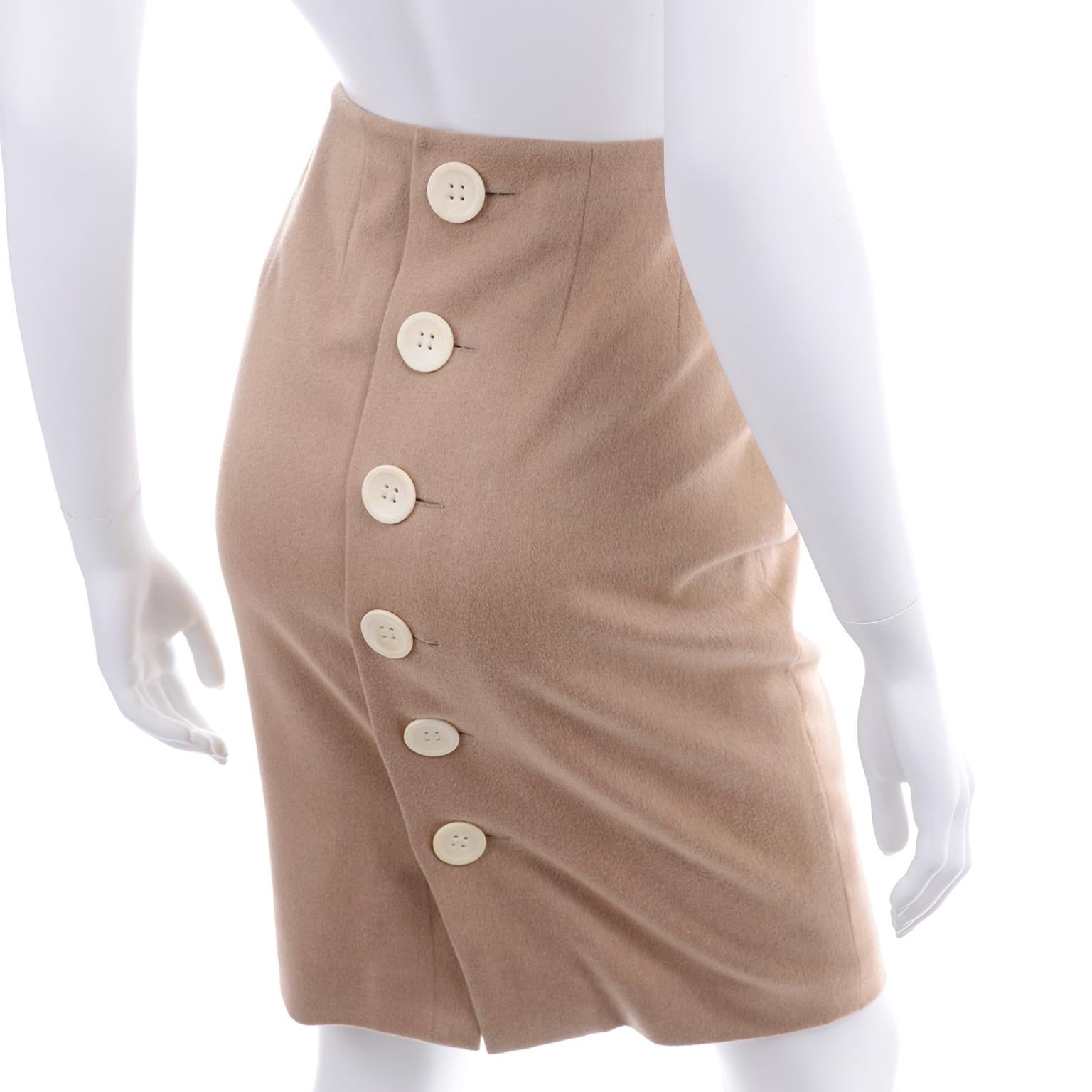 skirt with buttons