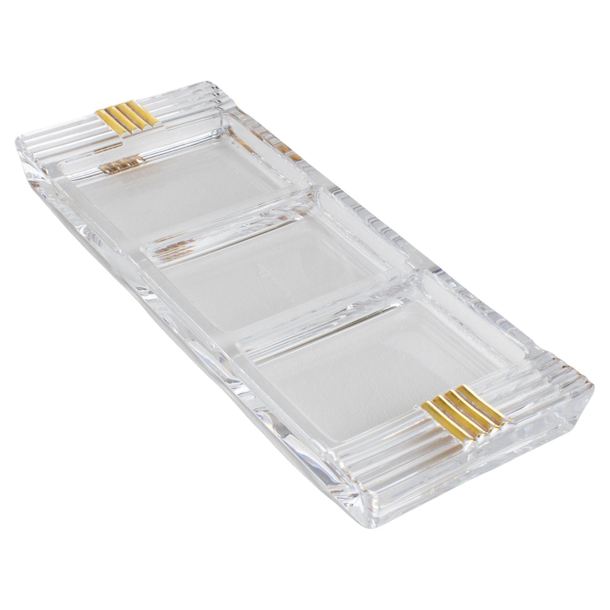 Christian Dior Paris Crystal Vide Poche Bowl, Ring Holder For Sale