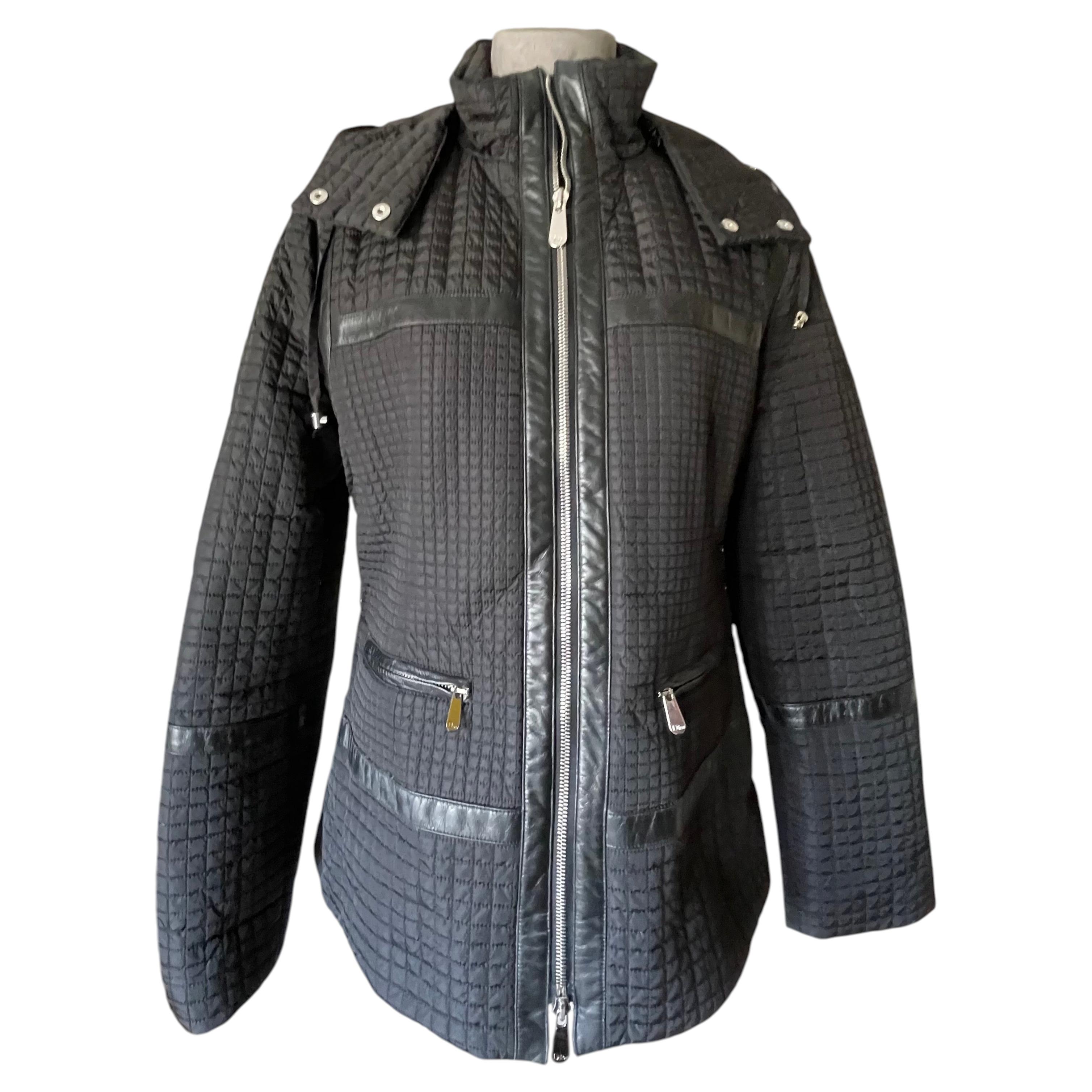 Christian Dior Paris Fall/Winter 2022 Cannage Quilted Hooded Jacket For Sale