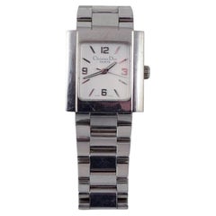 Christian Dior Paris, France. Ladies' wristwatch in stainless steel. 1980s.