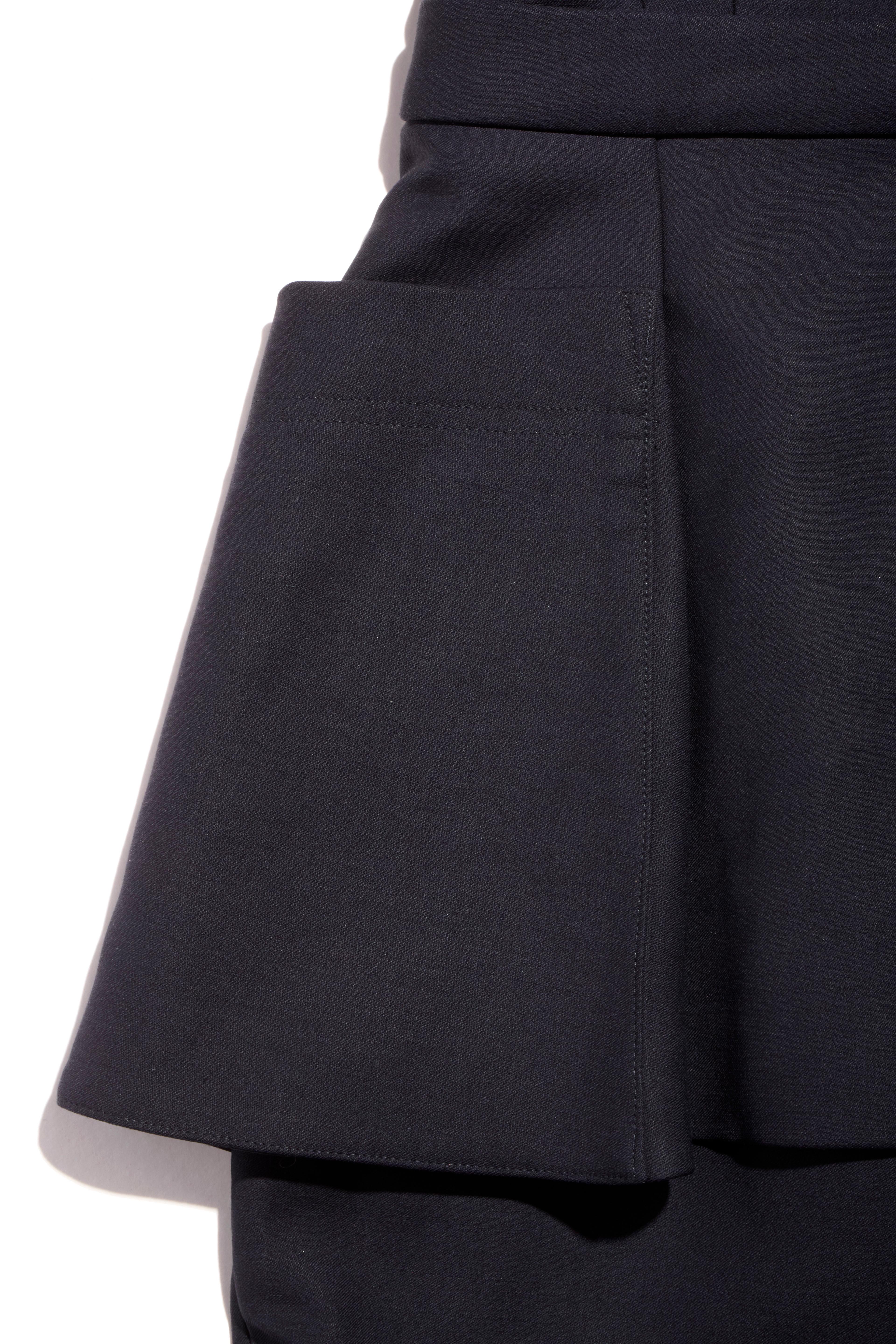 Christian Dior Paris Conjunto de vestido y chaqueta de lana y seda azul marino FR 36 (US 4) en venta 12