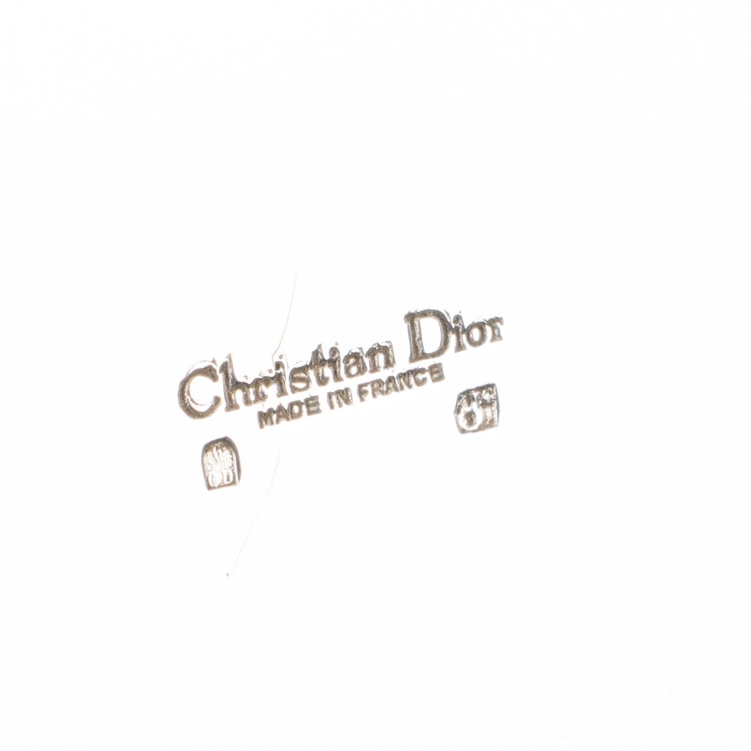 Christian Dior Paris Silberblechdose mit Quarzstein, um 1970 im Angebot 6