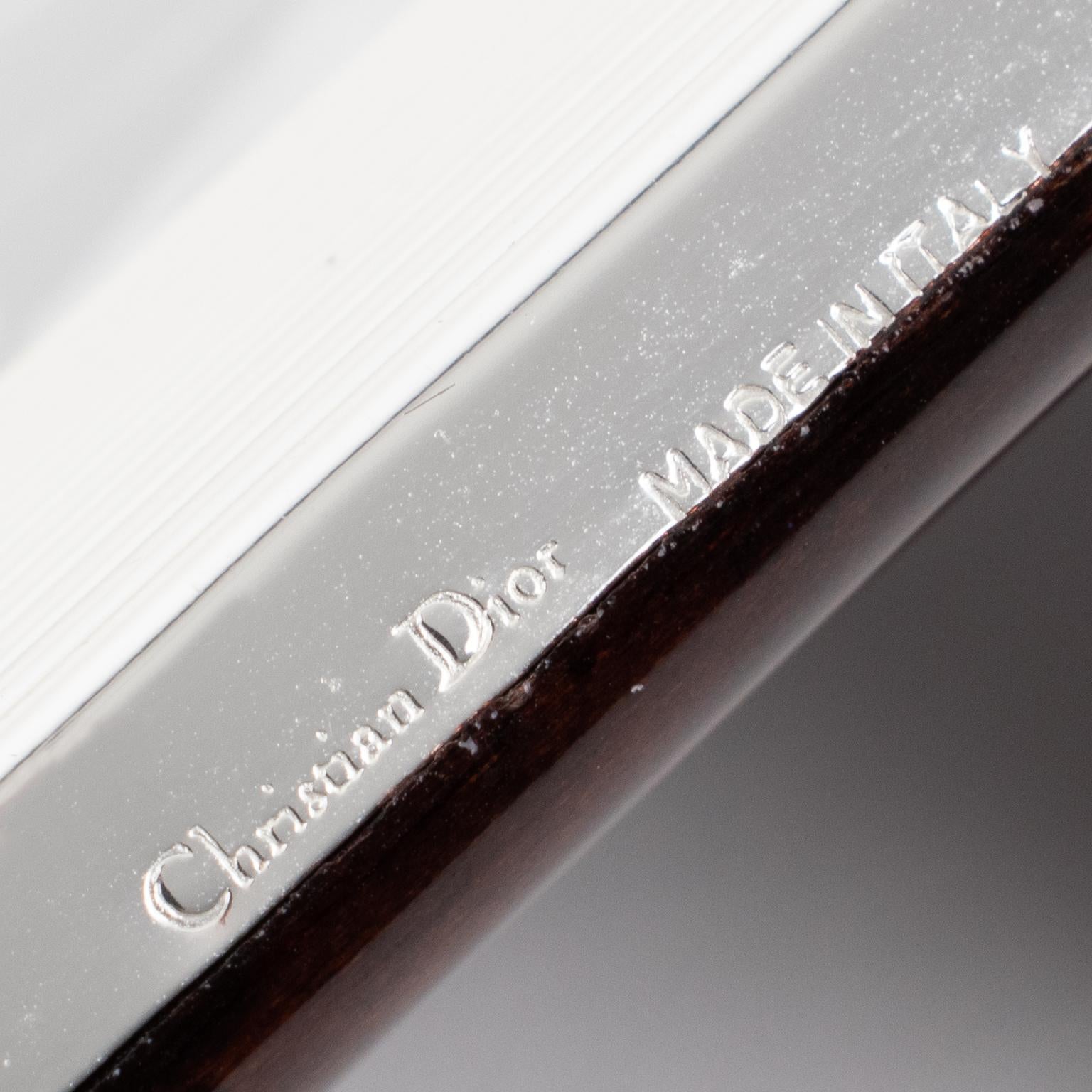 Christian Dior Paris Silver Plate Elongated Picture Frame In Good Condition For Sale In Atlanta, GA