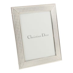 Christian Dior Paris Bilderrahmen aus Silberblech