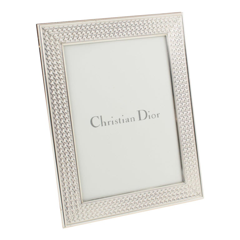 Cadre photo Christian Dior Paris Silver Plate sur 1stDibs