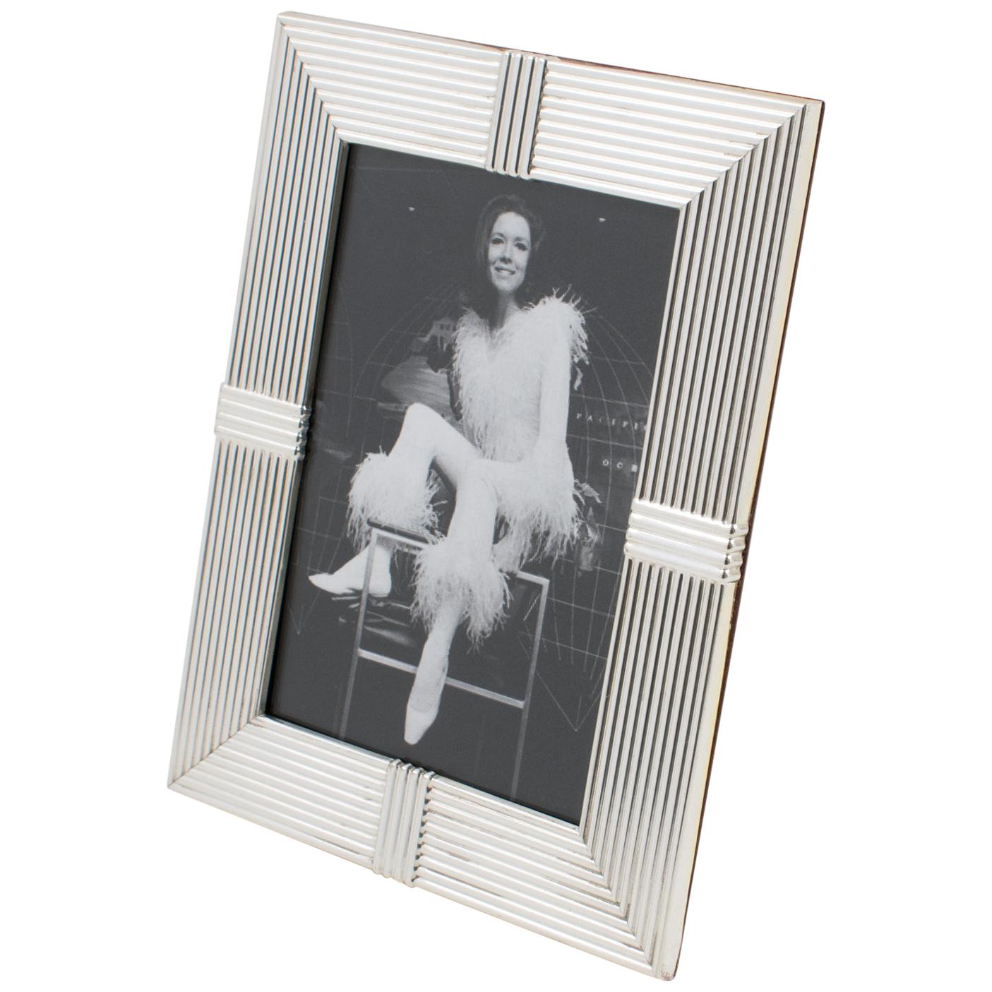 Christian Dior Paris Silver Plate Picture Frame