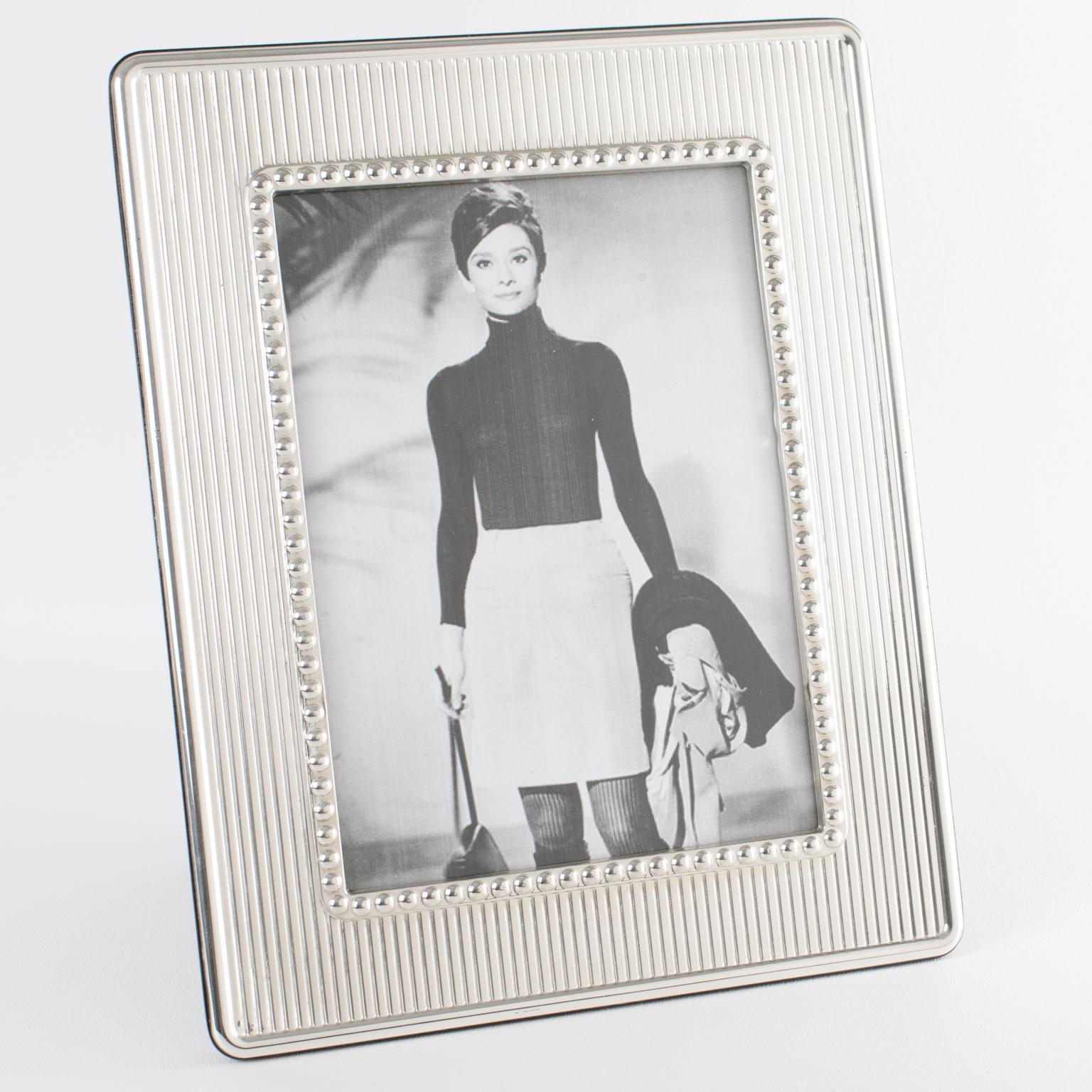 Christian Dior Paris, Bilderrahmen aus Sterlingsilber (Moderne) im Angebot