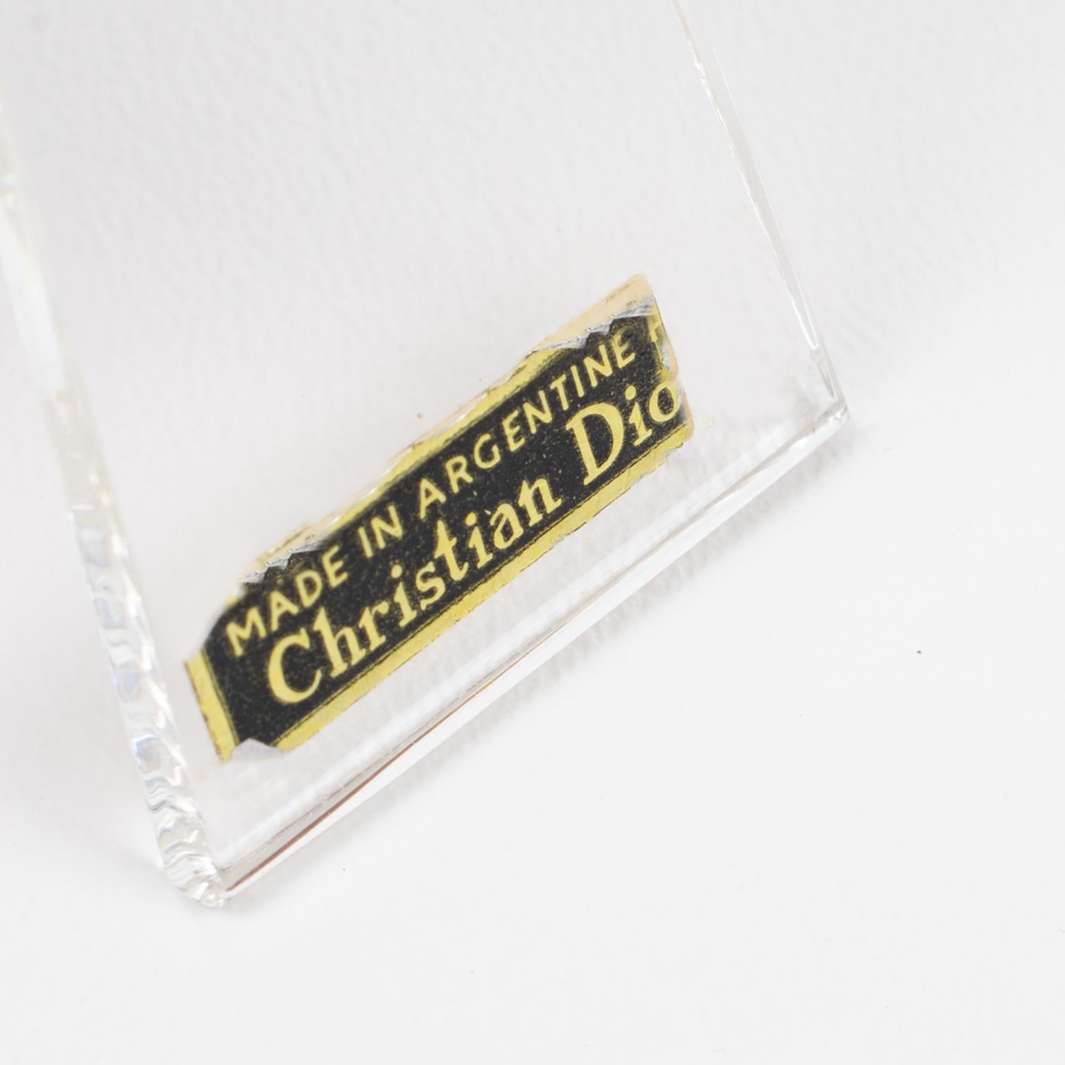 Christian Dior Paris Schildpatt-Lucit-Bilderrahmen, um 1970 im Angebot 6