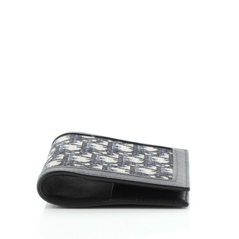 Christian Dior Passport Holder Oblique Canvas with Leather at 1stDibs