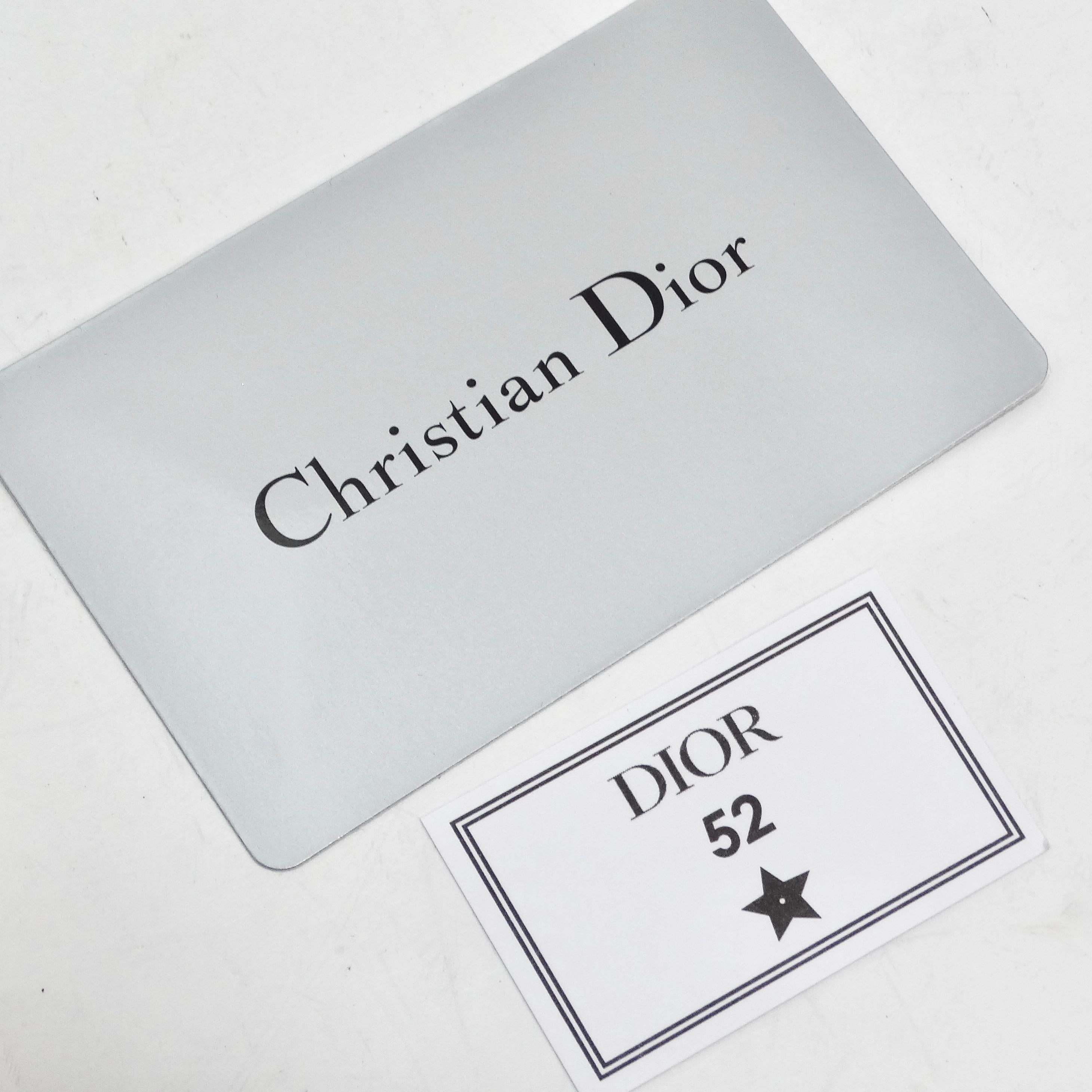 Christian Dior Cannage Lady Dior porte-phone Lady Dior en bleu tressé en vente 8