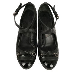 Chaussures à talons Christian Dior en cuir verni, taille 36,5