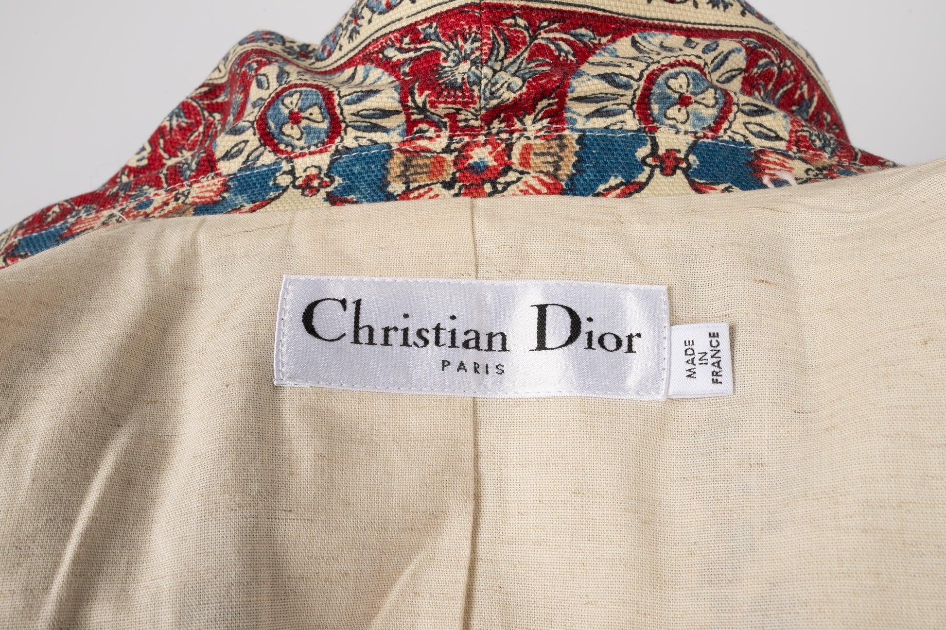 Christian Dior Pattern Cotton Jacket, 2017 For Sale 5