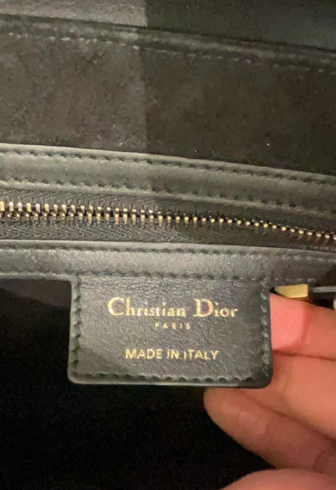 CHRISTIAN DIOR Peace and Love Patchwork Saddle Bag 1