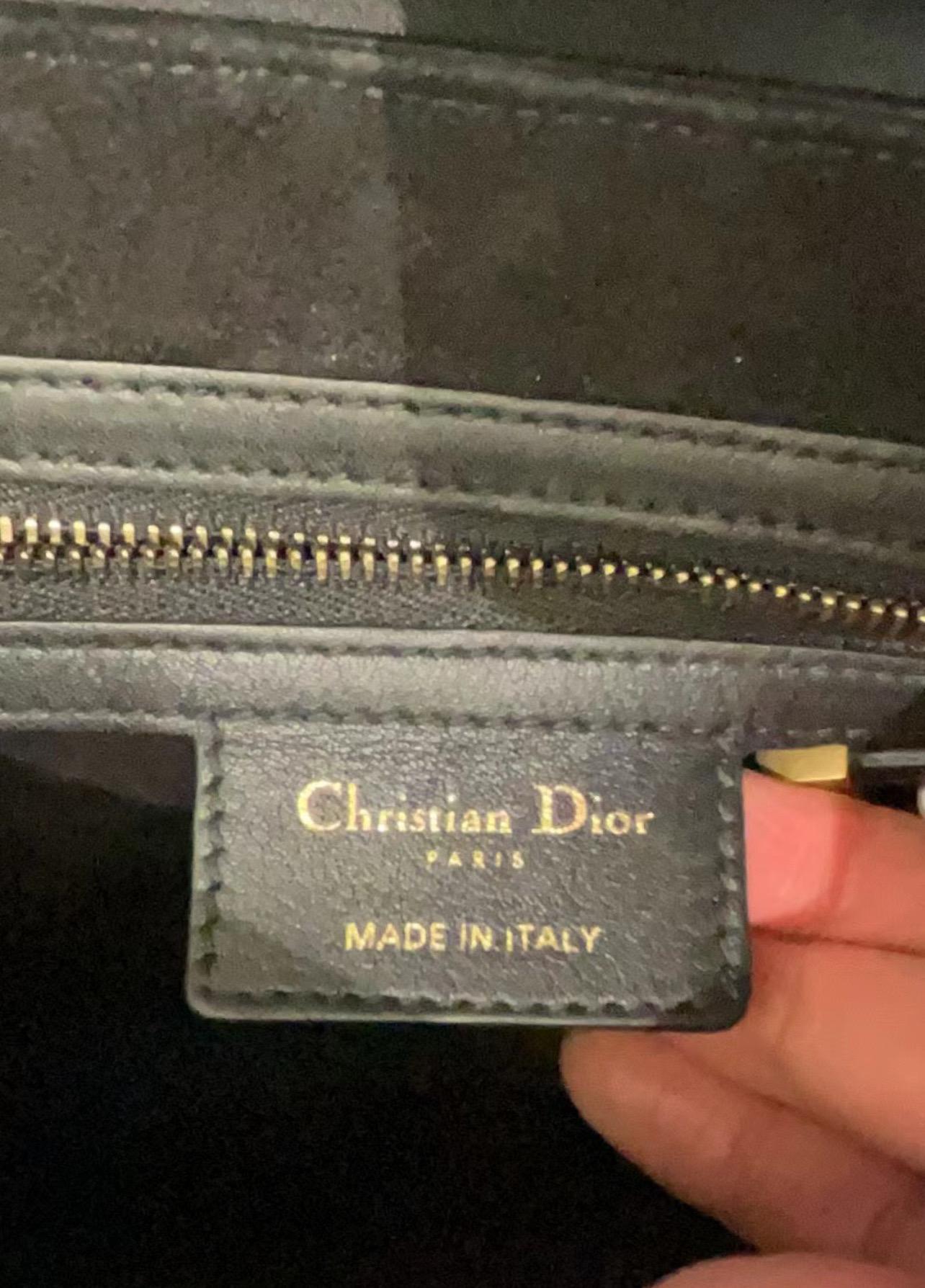 CHRISTIAN DIOR Peace and Love Patchwork Saddle Bag 3