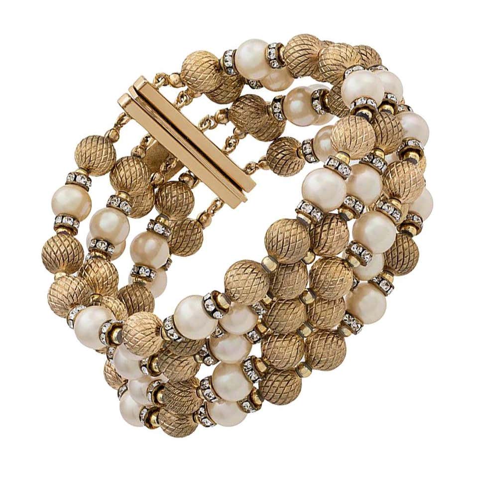 Vintage christian dior bracelets 52 for sale at 1stdibs Vintage christian dior bracelets 52 for sale at 1stdibs