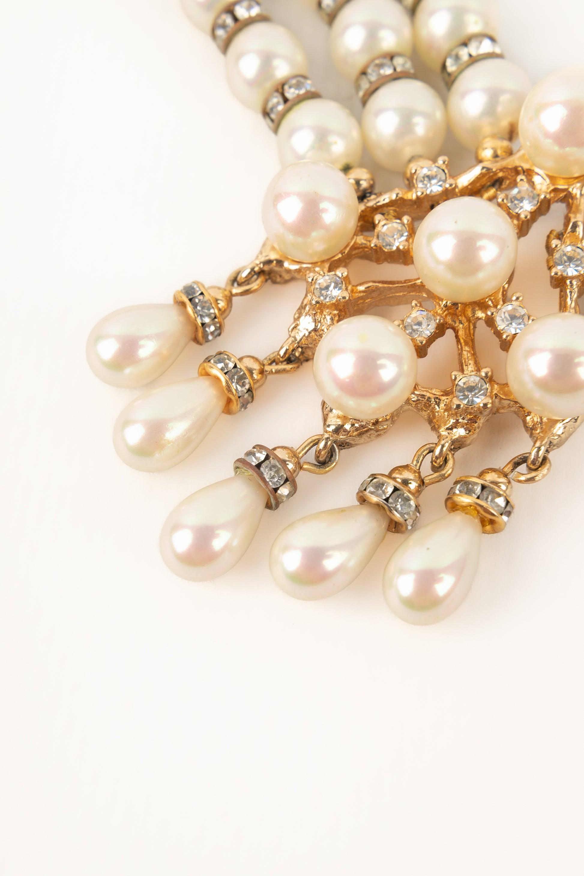 Christian Dior Pearl Necklace For Sale 4