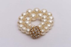 Christian Dior Pearly Beads Brooch