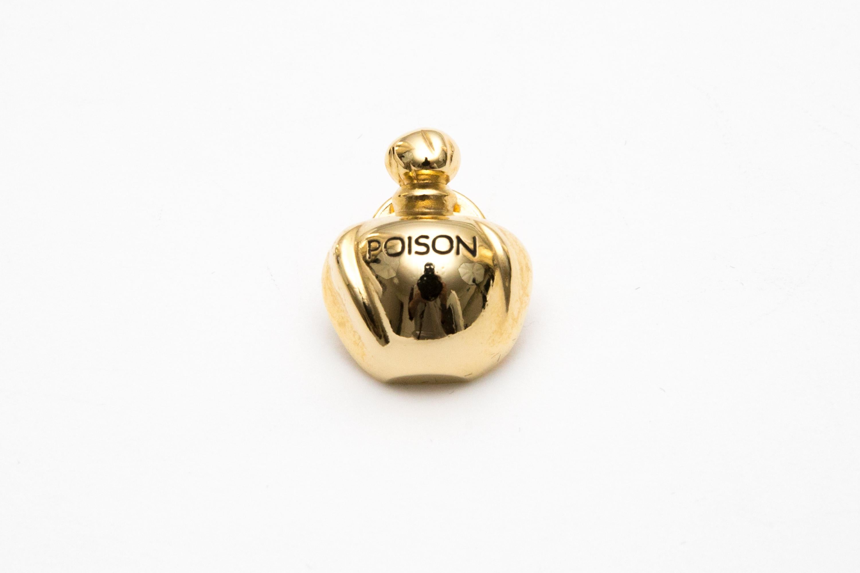 Women's Christian Dior Perfume Bottle Brooch Pin For Sale