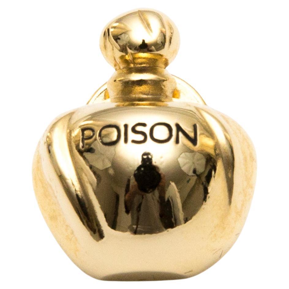 Christian Dior Perfume Bottle Brooch Pin For Sale