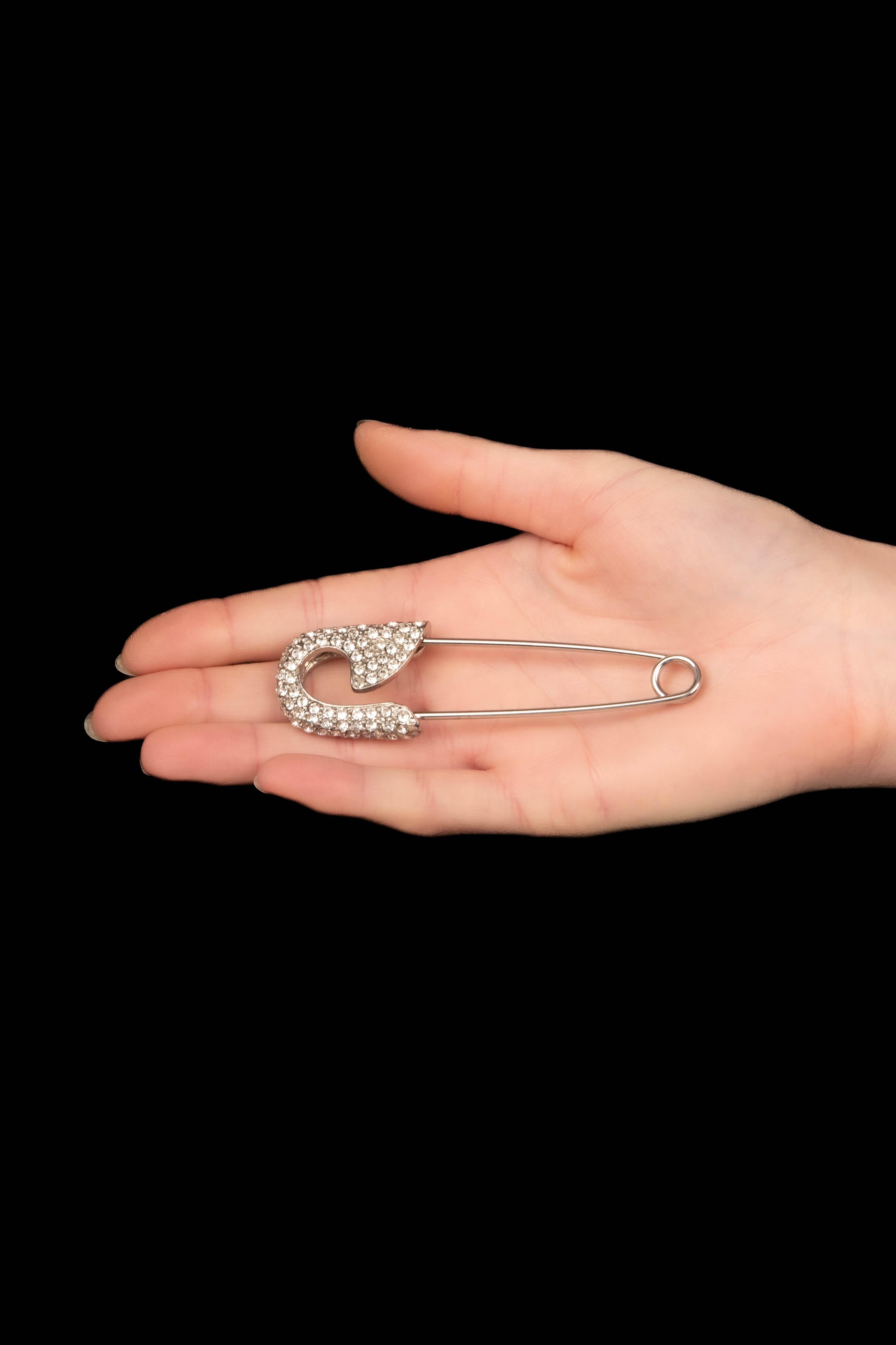 Christian Dior 'pin' brooch by John Galliano circa 2003 For Sale