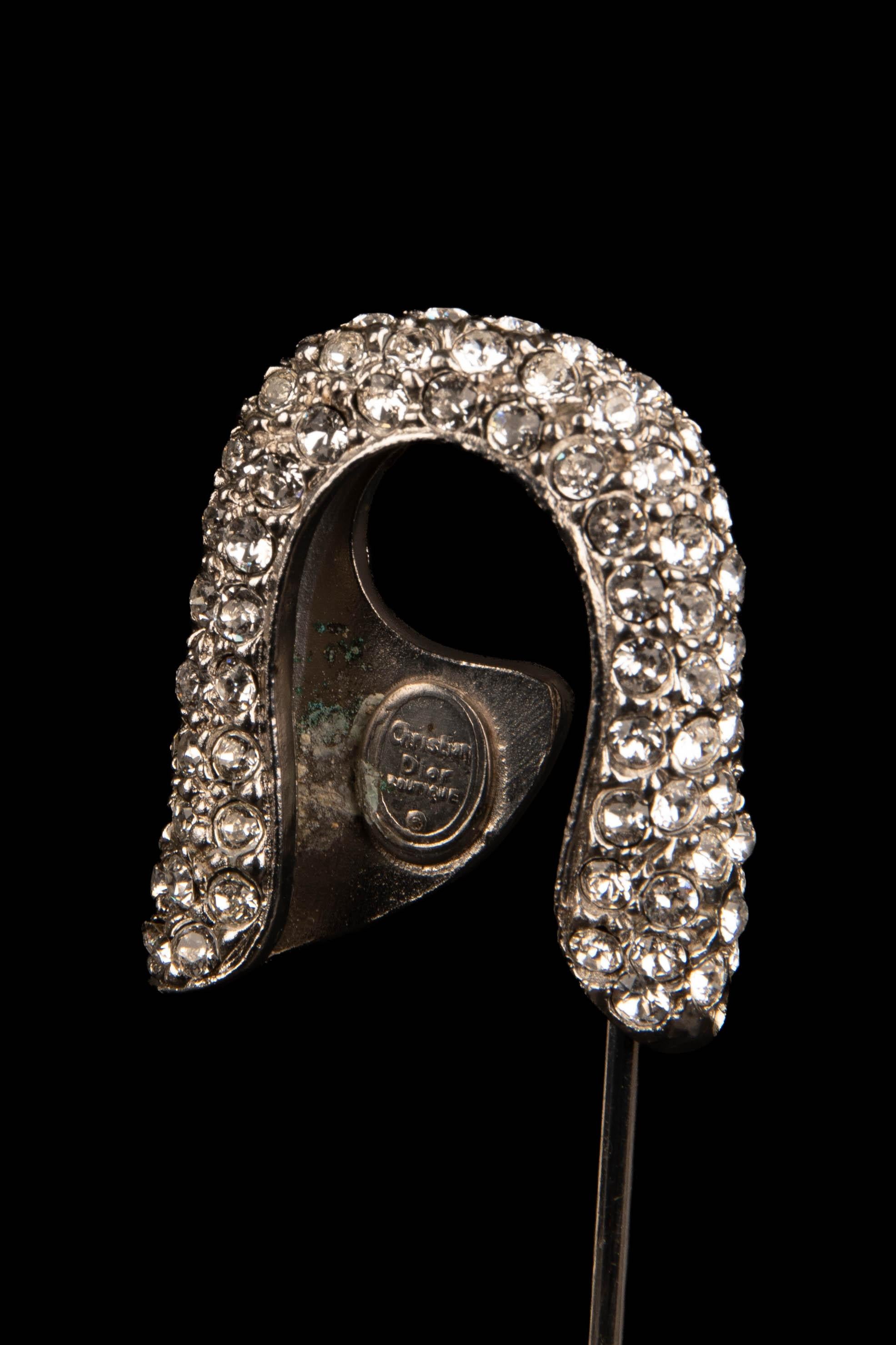 Christian Dior 'pin' brooch by John Galliano circa 2003 For Sale