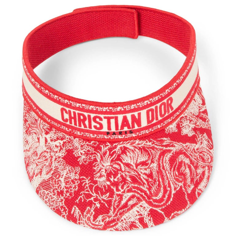 Dior visor red clearance